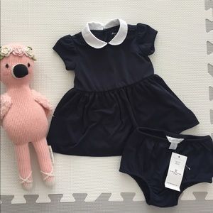 Ralph Lauren kids collar crepe dress 3mths